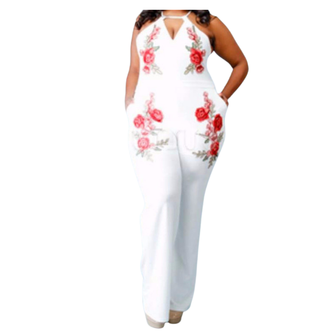 Pretty In Roses Jumpsuit
